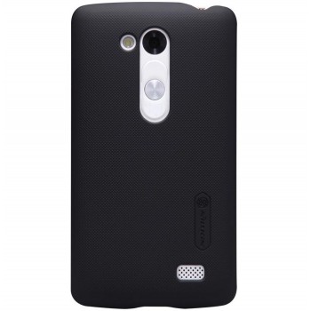 L Fino dėklas juodas "Nillkin" Frosted Shield + plėvelė